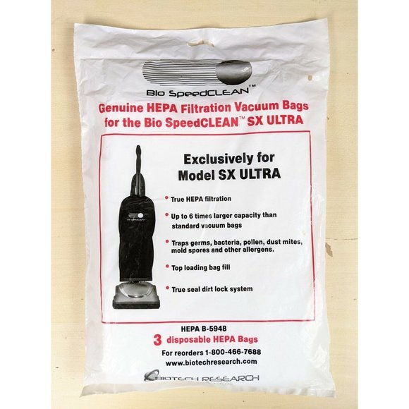 Bio Tech Other Genuine Bio Speedclean Sx Ultra Hepa Filtration